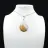 Pingente de gota de jaspe imperial