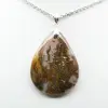 Pingente de gota de jaspe imperial - 1