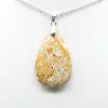 Pingente de gota de jaspe imperial - 1