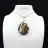 Pingente de gota de jaspe imperial