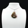 Pingente de gota de jaspe imperial - 0