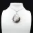 Pingente de gota de jaspe imperial