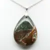 Pingente de gota de jaspe imperial - 1