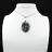 Pingente de gota de jaspe imperial
