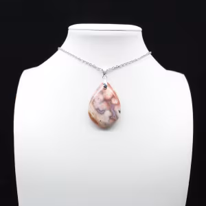 Pingente de gota de jaspe imperial