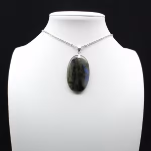 Pendente Oval Labradorita