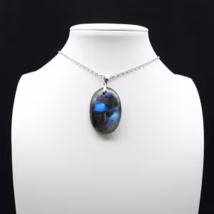 Pendente Oval Labradorita