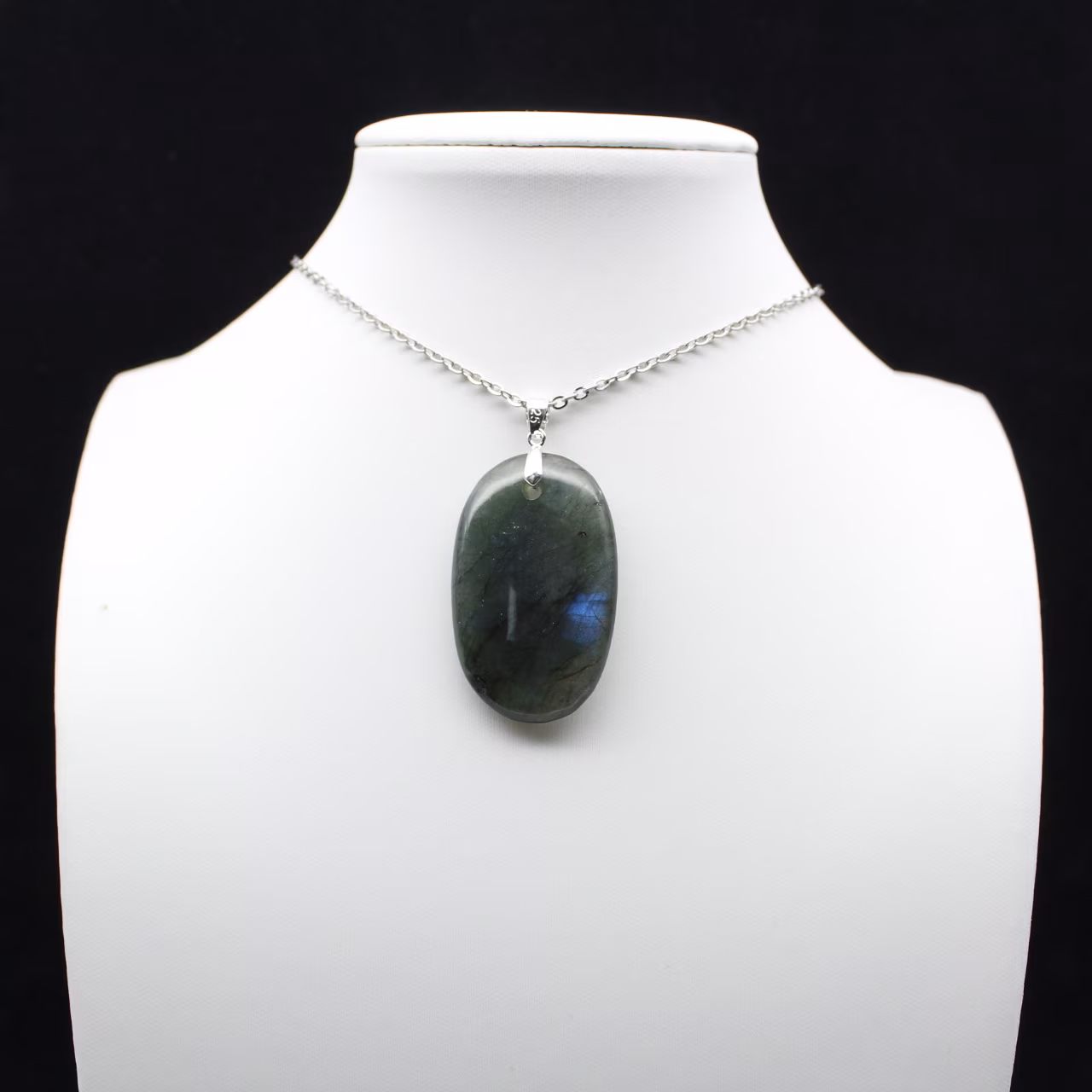 Pendente Oval Labradorita