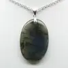 Pendente Oval Labradorita - 1