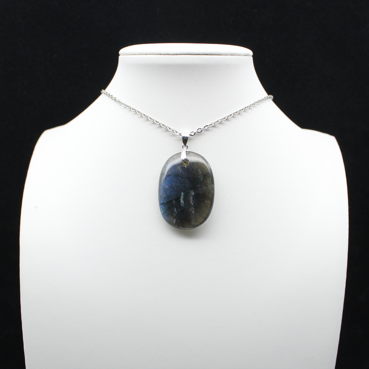 Pendente Oval Labradorita