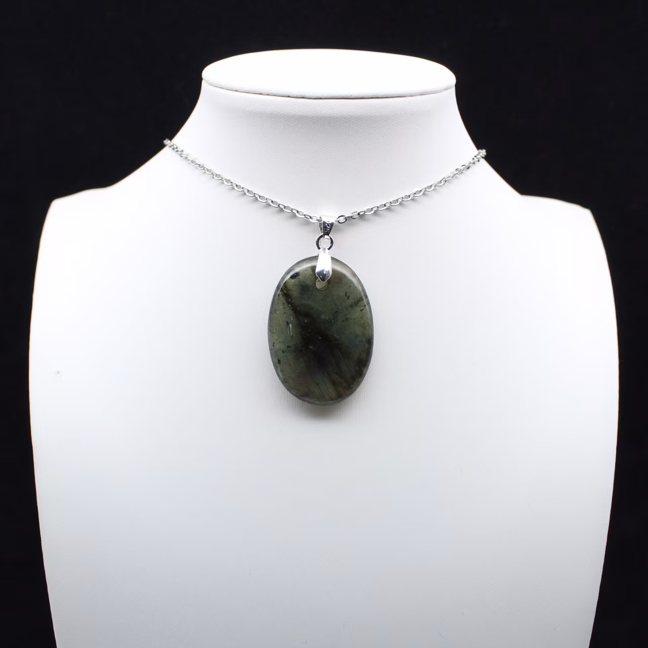 Pendente Oval Labradorita
