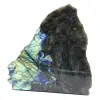 Labradorite natural polida de um lado - 2