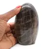 Pedra Microclina preta polida - 1