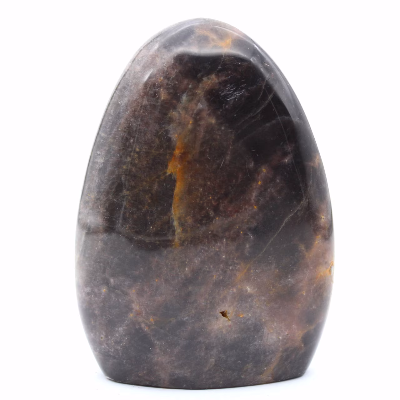 Pedra da lua negra natural colecionável