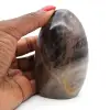 Rocha microclina preta polida - 1