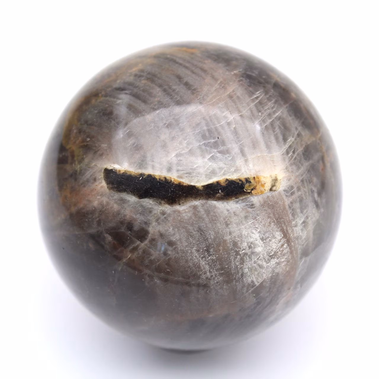 Esfera de microclina preta