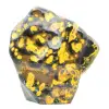 Jaspe Abelha Indonésio: Ornamento de Pedra Natural Polida - 2