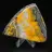 Jaspe Bumblebee, pedra natural autêntica.