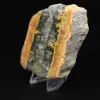 Jaspe Bumblebee: placa sedimentar quadrada - 5