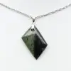 Pingente Kambamba Jasper em forma de diamante - 1