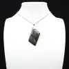 Pingente Kambamba Jasper em forma de diamante - 2