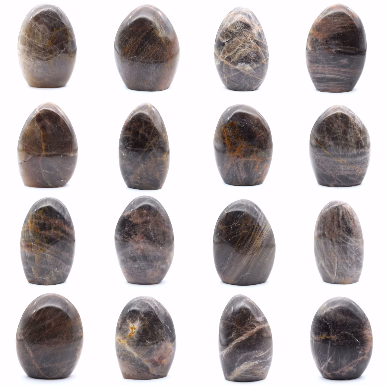 Pedra da Lua Negra Polida Freeform