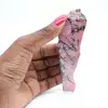Fatia de rodonita natural para coleção de minerais - 0