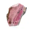 Fatia de rodonita natural para coleção de minerais - 1