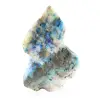 Fatia autêntica de pedra de azurita malaquita para decoração - 0