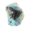 Fatia autêntica de pedra de azurita malaquita para decoração - 0
