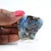 Fatia polida de azurita malaquita mineral bruto de qualidade - 4
