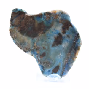 Fatia de azurita malaquita para ornamento