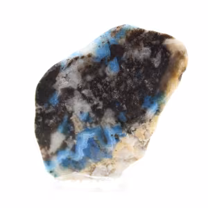 Fatia autêntica de pedra de azurita malaquita para decoração