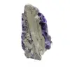 Fatia de pedra de fluorita pirita polida - 1