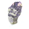Fatia de pedra de fluorita pirita polida - 2