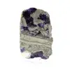 Pedra de fluorita pirita natural mineral único - 1