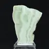 Fatia polida de aragonita verde mineral bruto de qualidade - 0