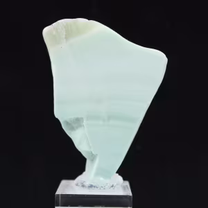 Fatia natural de aragonita verde para decoração