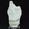 Fatia autêntica e polida de pedra de aragonita verde - 0