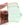 Fatia polida de aragonita verde mineral bruto de qualidade - 4