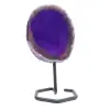  Ágata tingida de roxo - 0