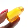 Mini seixo âmbar amarelo do Báltico – fóssil para decoração - 1
