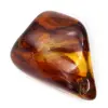 Seixo de âmbar polido natural - Espécime fóssil da Lituânia - 0