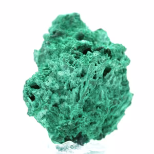 Pedra de malaquita fibrosa natural