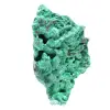Amostra bruta de malaquita fibrosa - 0