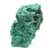 Pedaço de malaquita fibrosa bruta - 4
