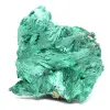 Pedra de malaquita fibrosa bruta - 0