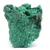 Cristal de malaquita fibroso bruto - 3