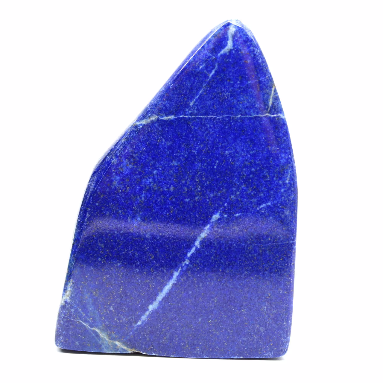 Bloco decorativo de lápis-lazúli azul polido