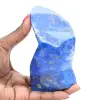 Pedra de lápis-lazúli polida única do Afeganistão - 1